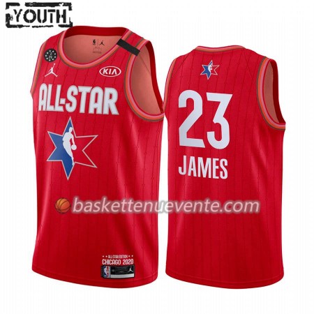 Maillot Basket Los Angeles Lakers LeBron James 23 2020 All-Star Jordan Brand Rouge Swingman - Enfant